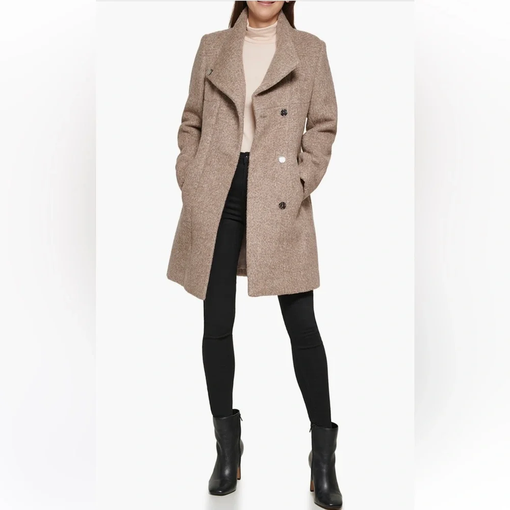 Kenneth Cole New Year Asymmetrical Coat - Picture 4 of 5